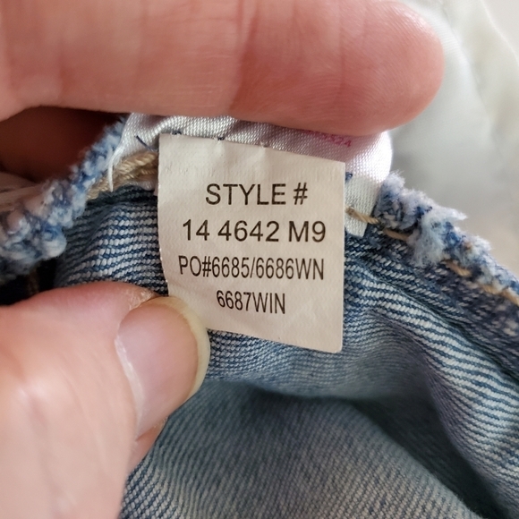 7162 * No Boundaries Patchwork Denim Mini Skirt Size 15 - Picture 5 of 8